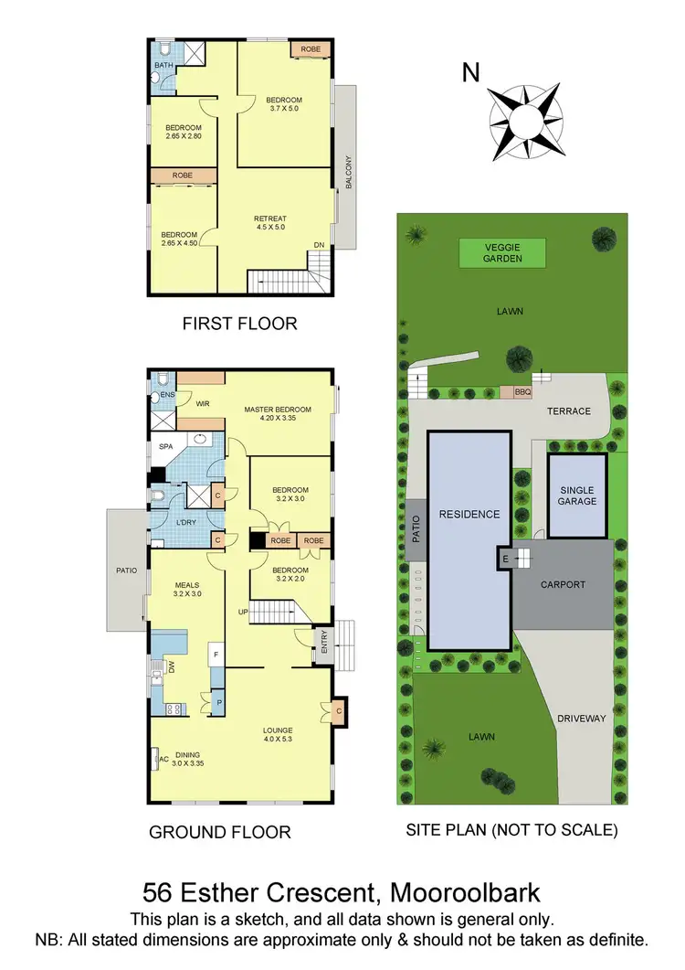 Floorplan of Homely house listing, 56 Esther Crescent, Mooroolbark VIC 3138
