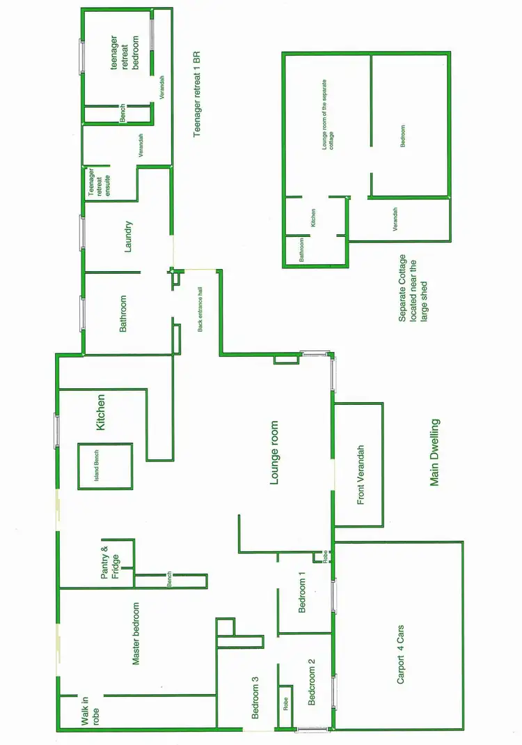 Floorplan of Homely rural property listing, 1355 Cosgrove Lemnos Road, Lemnos VIC 3631