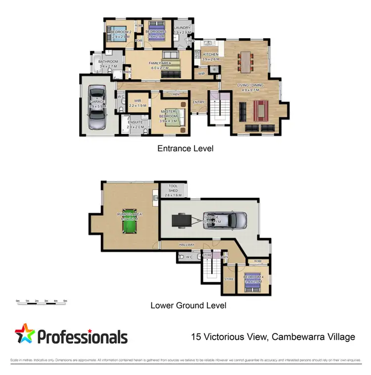 Floorplan of Homely house listing, 15 Victorious View, Cambewarra NSW 2540