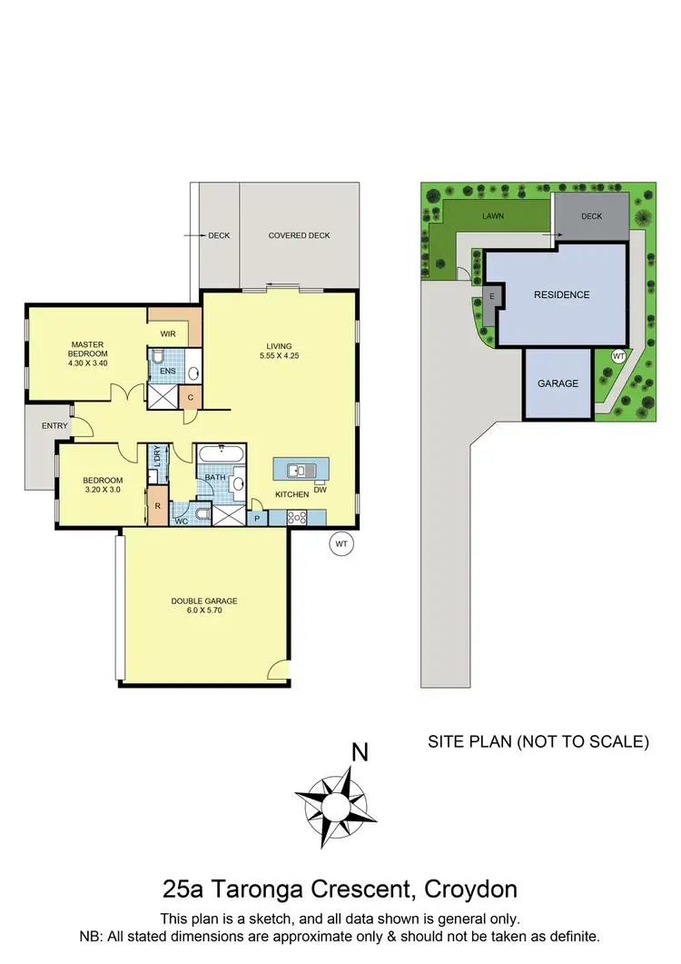 Floorplan of Homely townhouse listing, 25a Taronga Crescent, Croydon VIC 3136