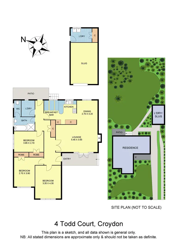 Floorplan of Homely house listing, 4 Todd Court, Croydon VIC 3136
