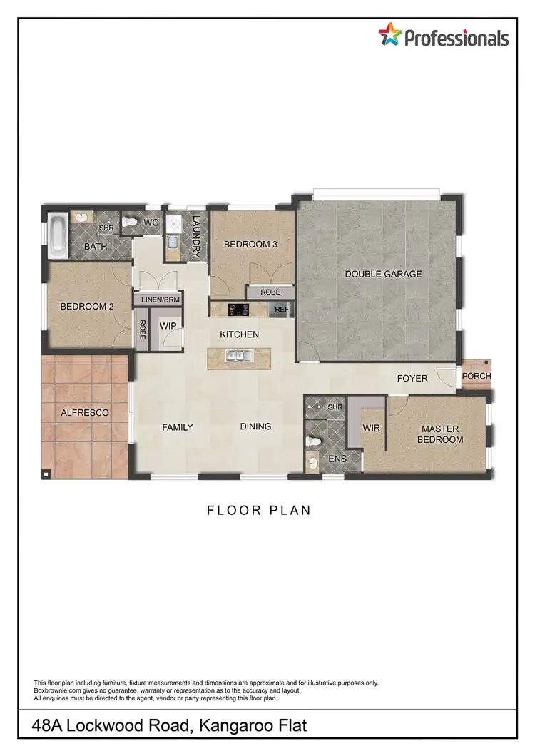 Floorplan of Homely house listing, 48a Lockwood Road, Kangaroo Flat VIC 3555