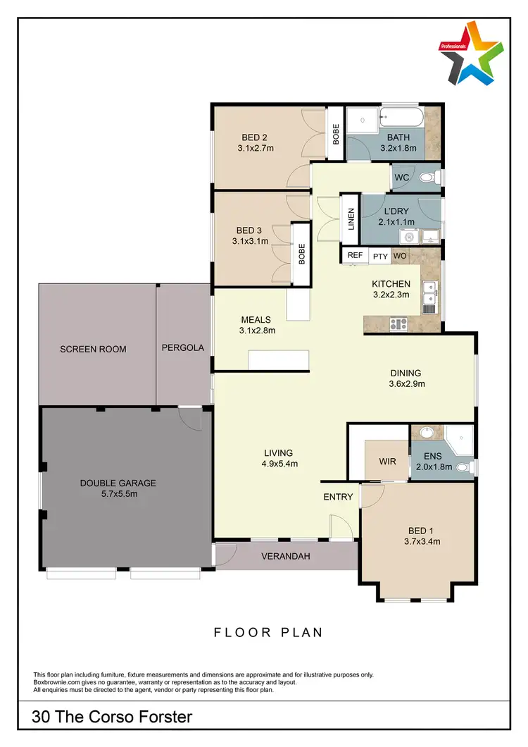 Floorplan of Homely house listing, 30 The Corso, Forster NSW 2428