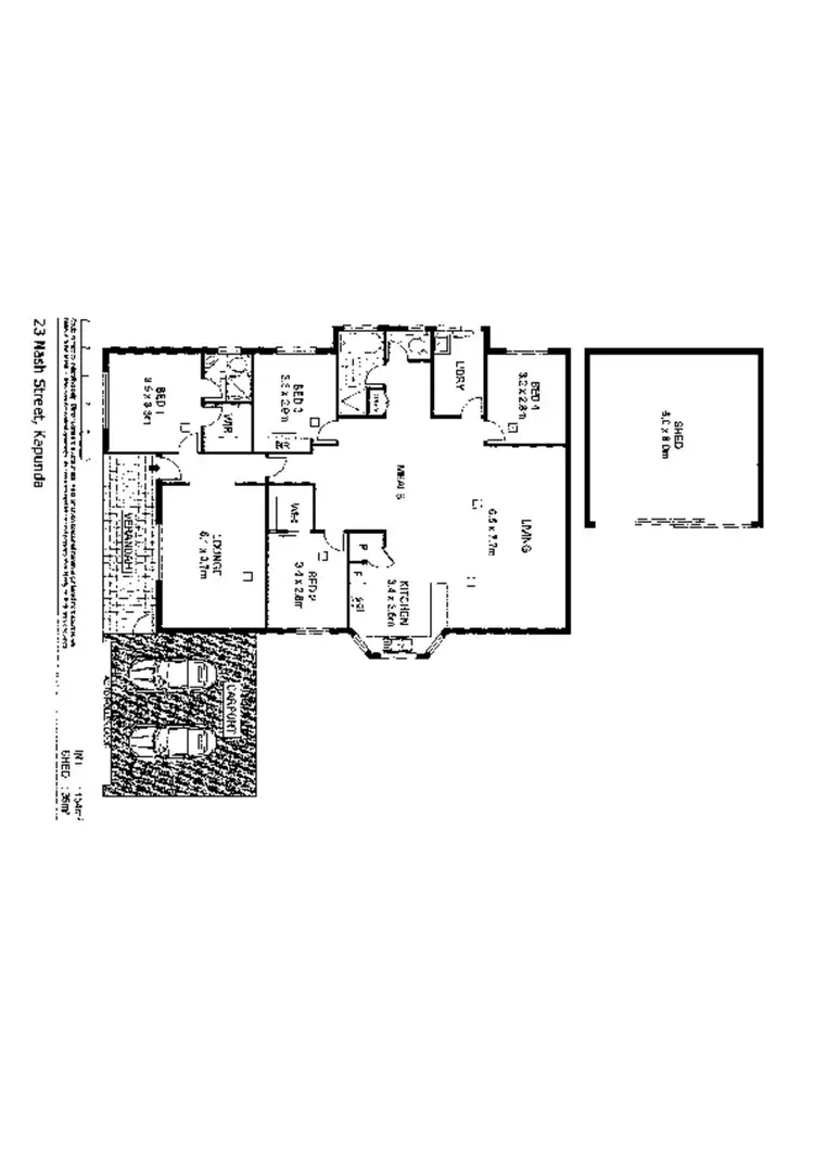 Floorplan of Homely house listing, 23 Nash Street, Kapunda SA 5373