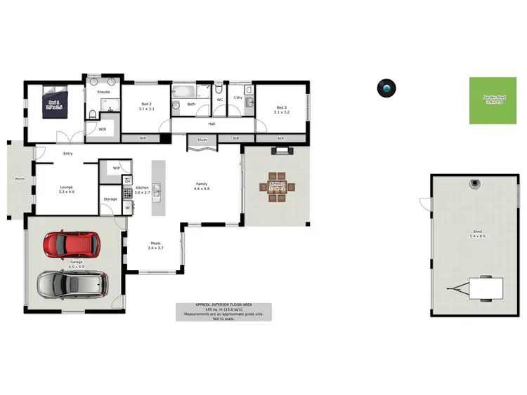 Floorplan of Homely house listing, 13 Proctor Street, Wodonga VIC 3690