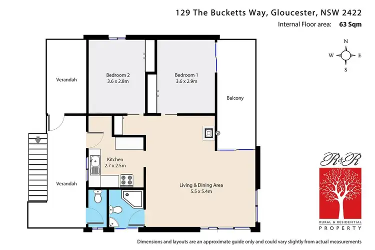 Floorplan of Homely rural property listing, 129 The Bucketts Way, Gloucester NSW 2422