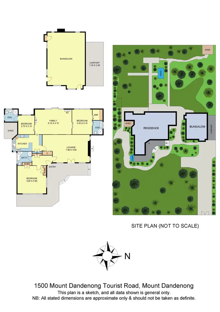 Floorplan of Homely house listing, 1500 Mount Dandenong Tourist Road, Mount Dandenong VIC 3767