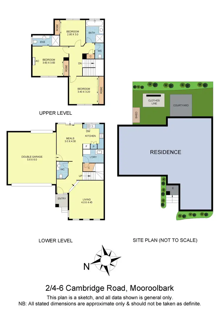 Floorplan of Homely townhouse listing, 2/4-6 Cambridge Road, Mooroolbark VIC 3138