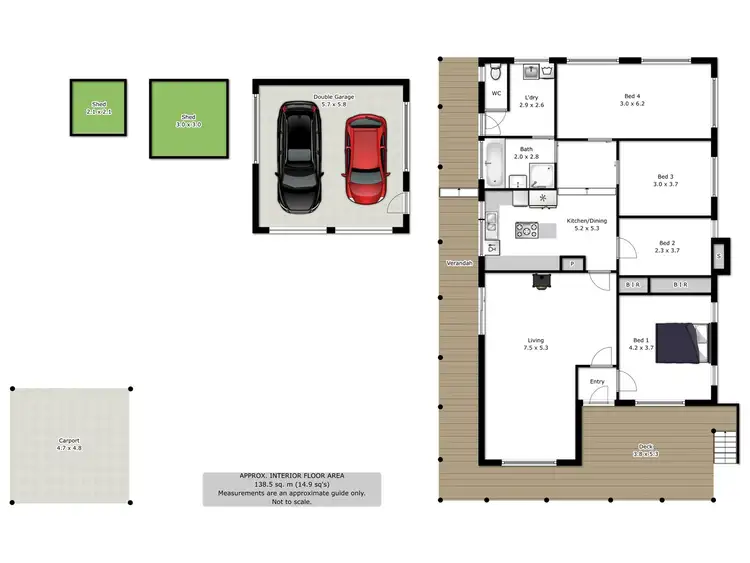 Floorplan of Homely house listing, 16 Queen Elizabeth Drive, Tallangatta VIC 3700