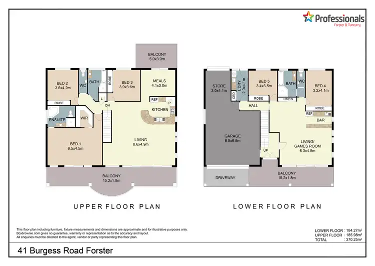 Floorplan of Homely house listing, 41 Burgess Road, Forster NSW 2428