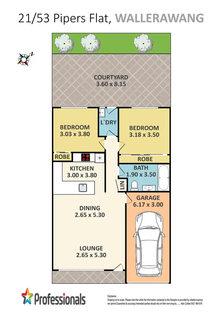 Floorplan of Homely house listing, 21/53 Pipers Flat Road, Wallerawang NSW 2845