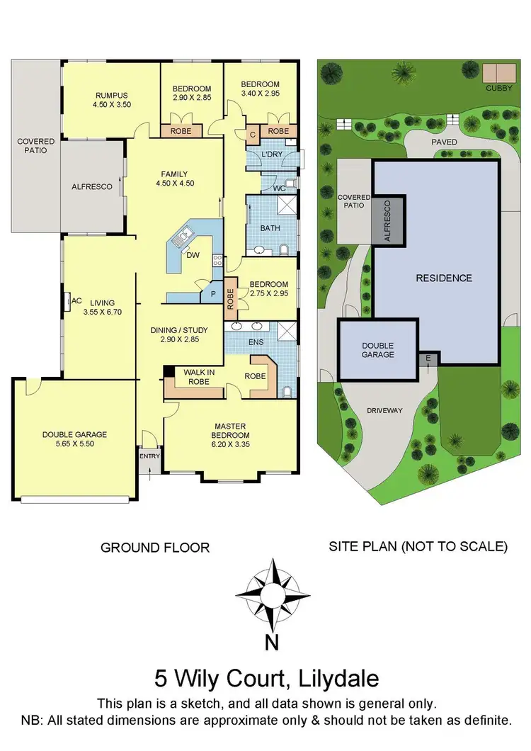 Floorplan of Homely house listing, 5 Wily Court, Lilydale VIC 3140