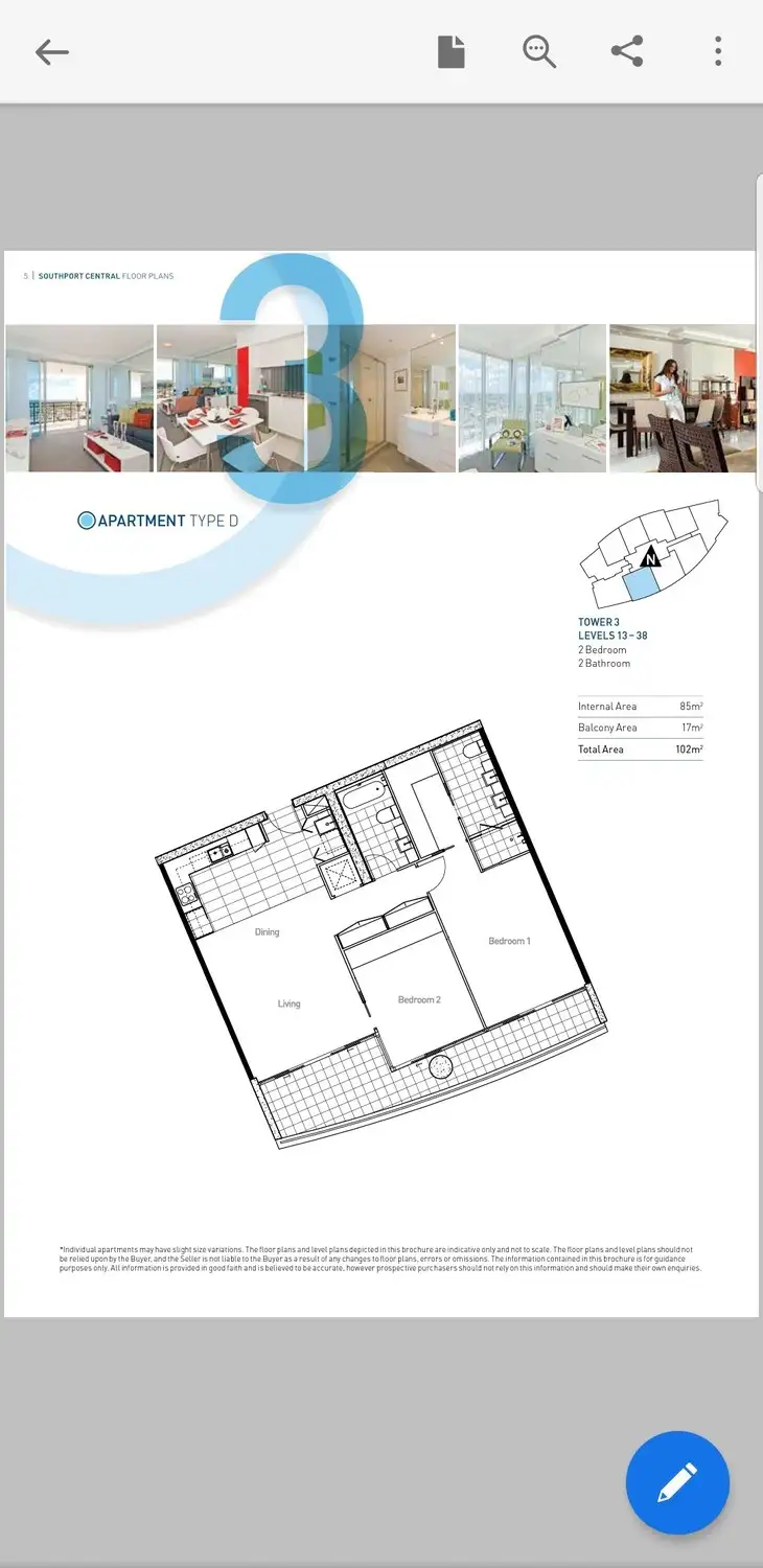 Floorplan of Homely apartment listing, 31504/9 Lawson Street, Southport QLD 4215
