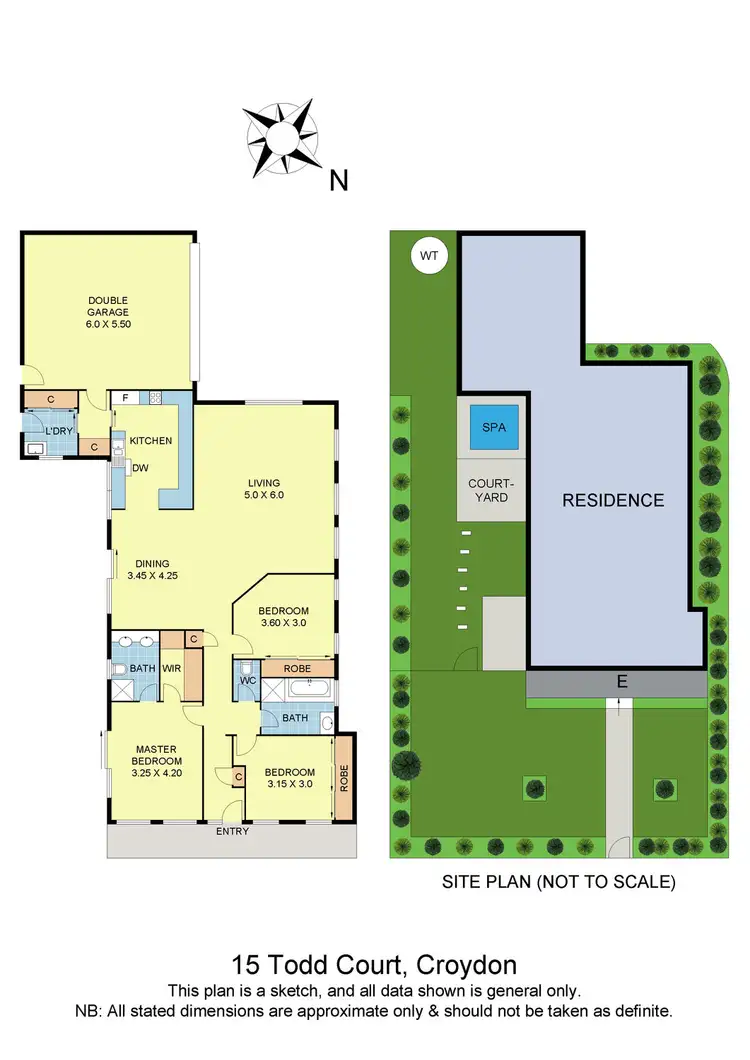 Floorplan of Homely house listing, 15 Todd Court, Croydon VIC 3136