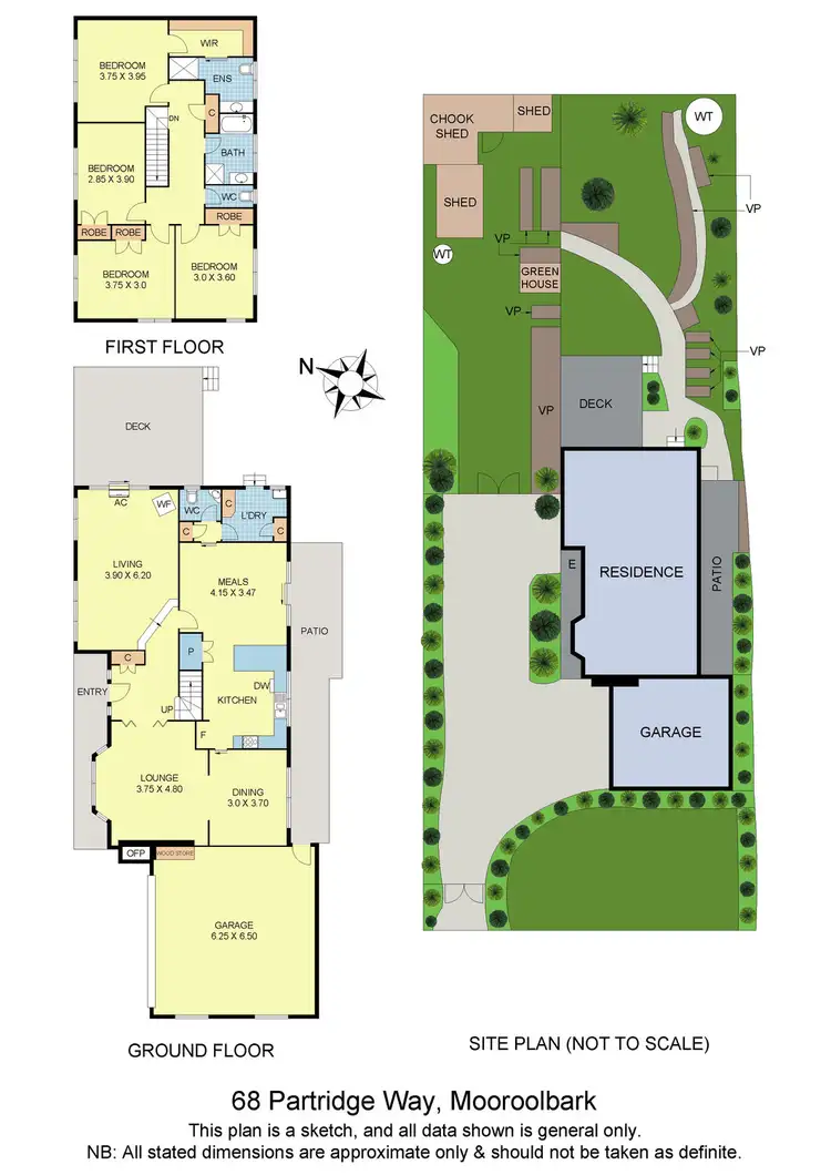 Floorplan of Homely house listing, 68 Partridge Way, Mooroolbark VIC 3138