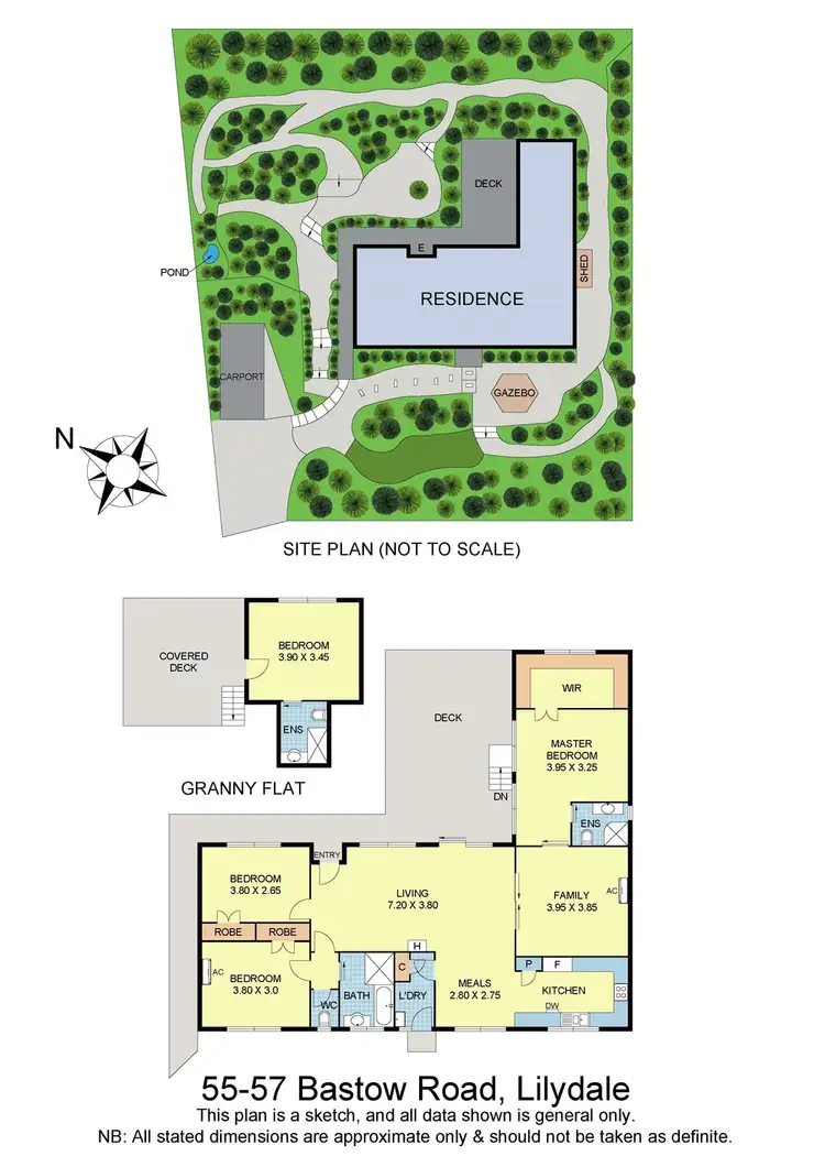 Floorplan of Homely house listing, 55-57 Bastow Road, Lilydale VIC 3140