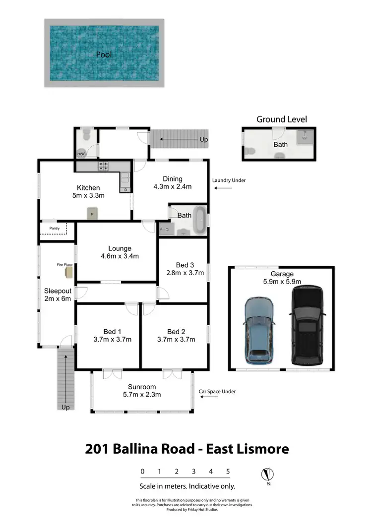 Floorplan of Homely house listing, 201 Ballina Road, East Lismore NSW 2480