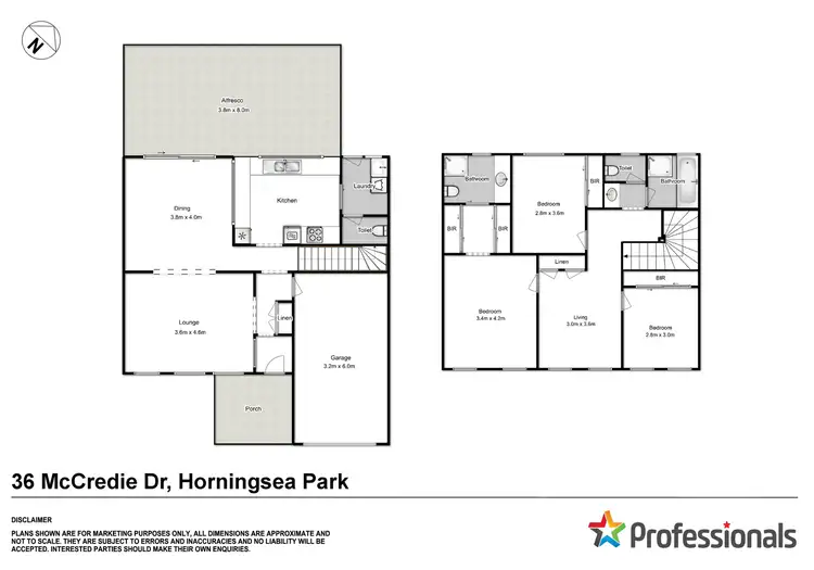 Floorplan of Homely house listing, 36 McCredie Drive, Horningsea Park NSW 2171