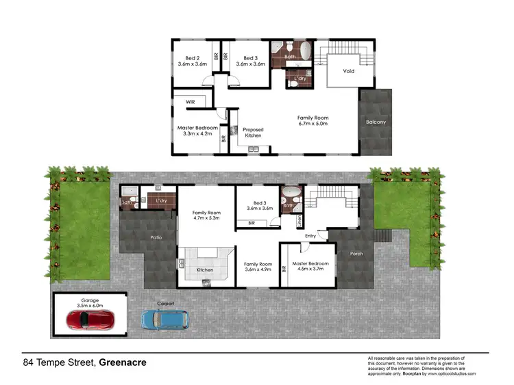 Floorplan of Homely house listing, 84 Tempe Street, Greenacre NSW 2190