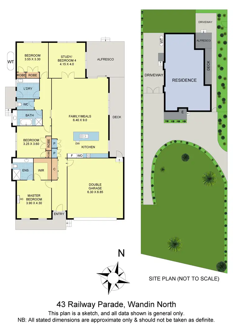 Floorplan of Homely house listing, 43 Railway Parade, Wandin North VIC 3139