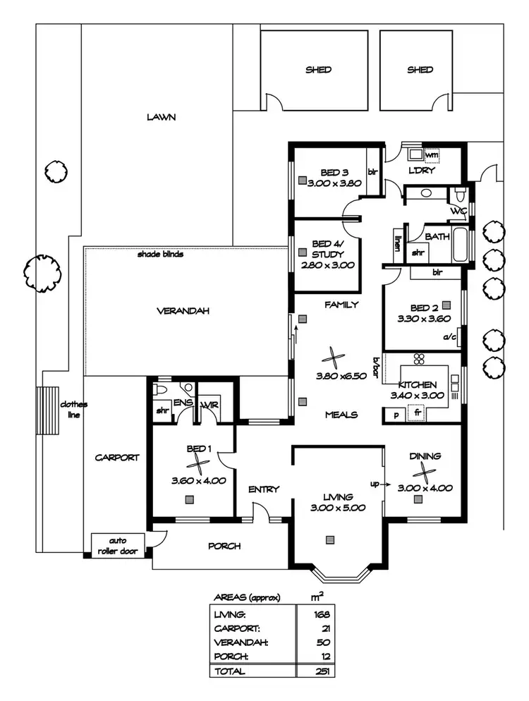 Floorplan of Homely house listing, 4 Autumn Avenue, Craigmore SA 5114