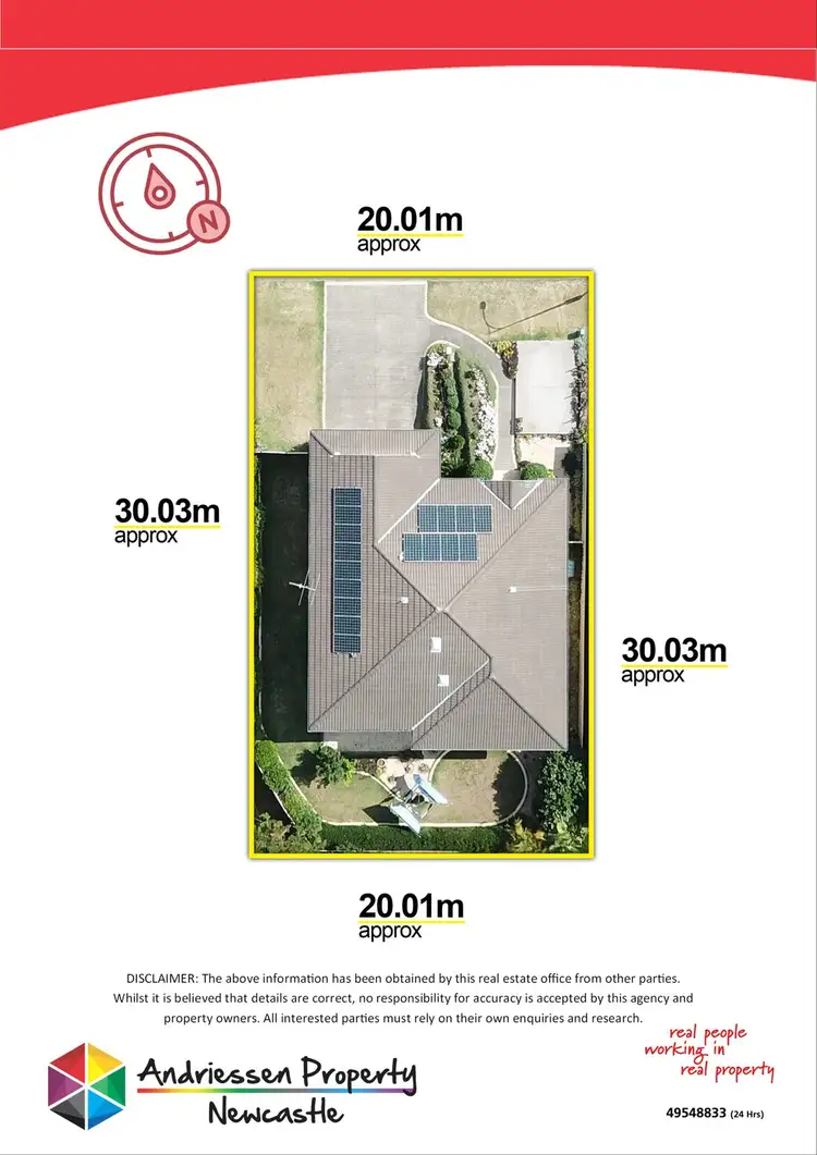 Floorplan of Homely house listing, 45 Cupania Crescent, Garden Suburb NSW 2289