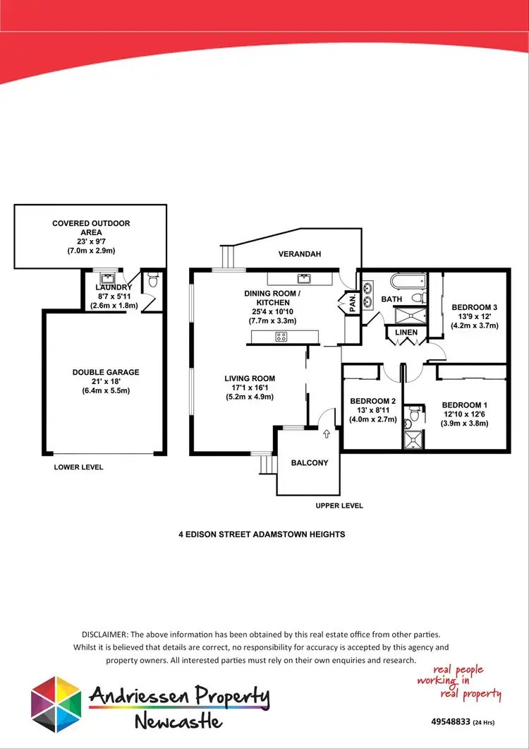 Floorplan of Homely house listing, 4 Edison Street, Adamstown Heights NSW 2289