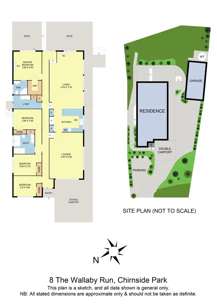 Floorplan of Homely house listing, 8 The Wallaby Run, Chirnside Park VIC 3116