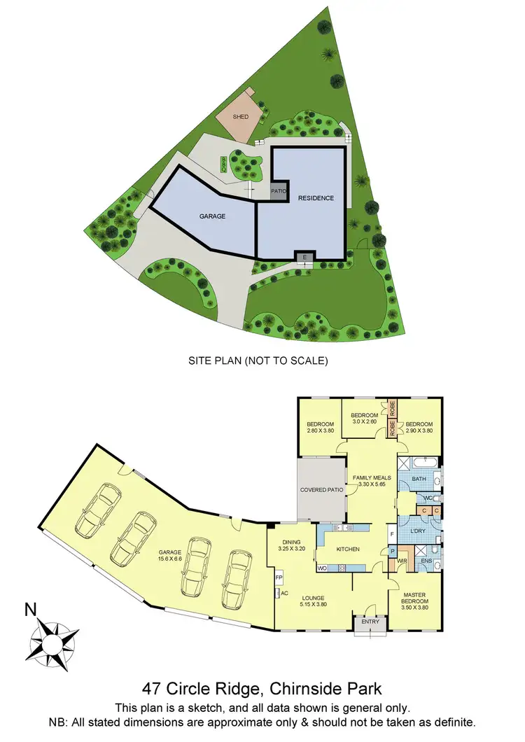 Floorplan of Homely house listing, 47 Circle Ridge, Chirnside Park VIC 3116
