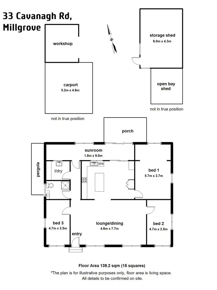 Floorplan of Homely house listing, 33 Cavanagh Road, Millgrove VIC 3799