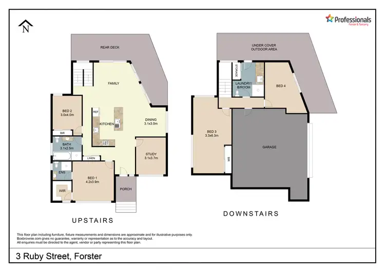 Floorplan of Homely house listing, 3 Ruby Street, Forster NSW 2428