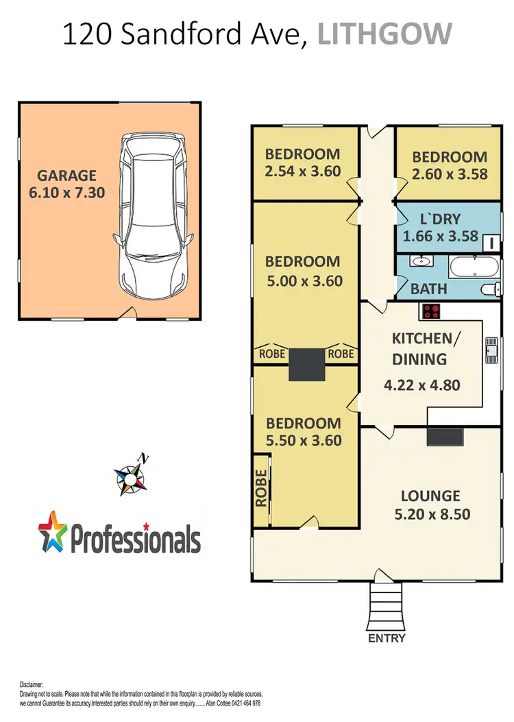 Floorplan of Homely house listing, 120 Sandford Avenue, Lithgow NSW 2790