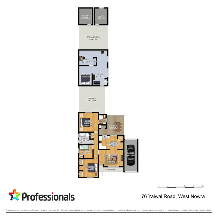 Floorplan of Homely house listing, 76 Yalwal Road, West Nowra NSW 2541