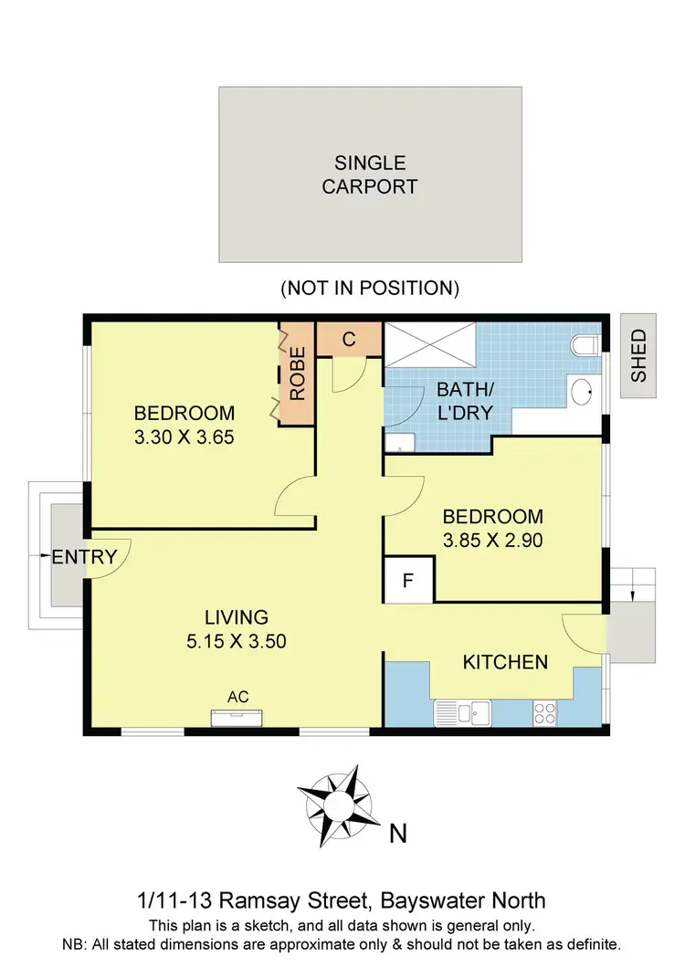 Floorplan of Homely unit listing, 1/11-13 Ramsay Street, Bayswater North VIC 3153