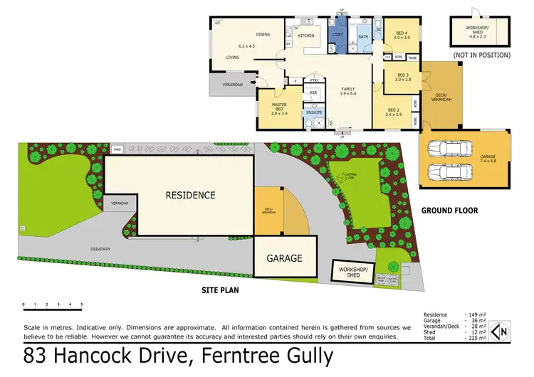 Floorplan of Homely house listing, 83 Hancock Drive, Ferntree Gully VIC 3156