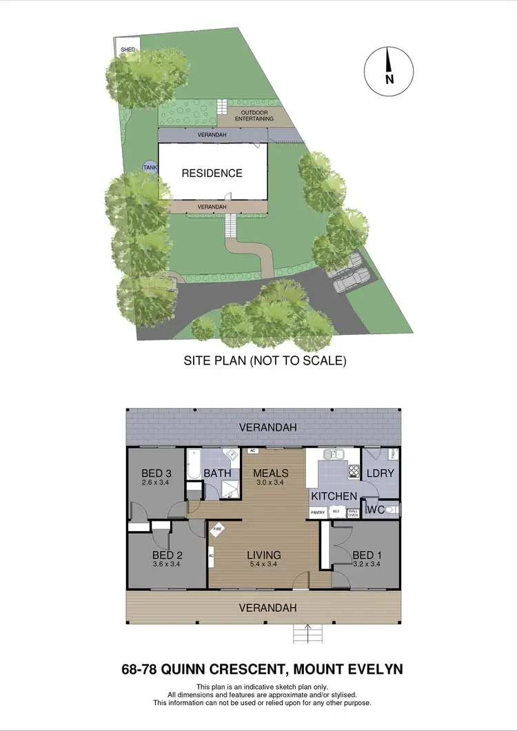Floorplan of Homely house listing, 68-78 Quinn Crescent, Mount Evelyn VIC 3796
