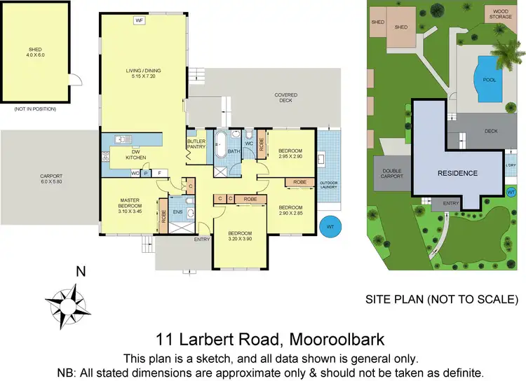 Floorplan of Homely house listing, 11 Larbert Road, Mooroolbark VIC 3138