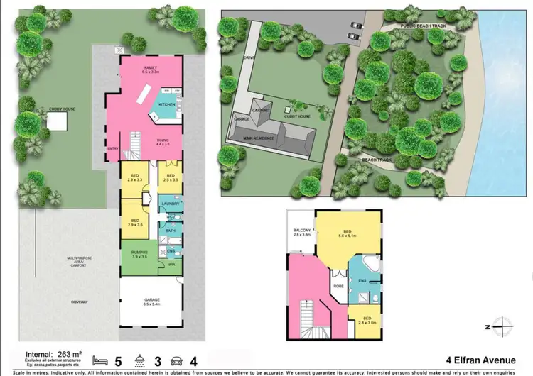 Floorplan of Homely house listing, 4 Elfran Avenue, Pottsville NSW 2489