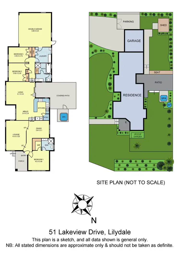Floorplan of Homely house listing, 51 Lakeview Drive, Lilydale VIC 3140