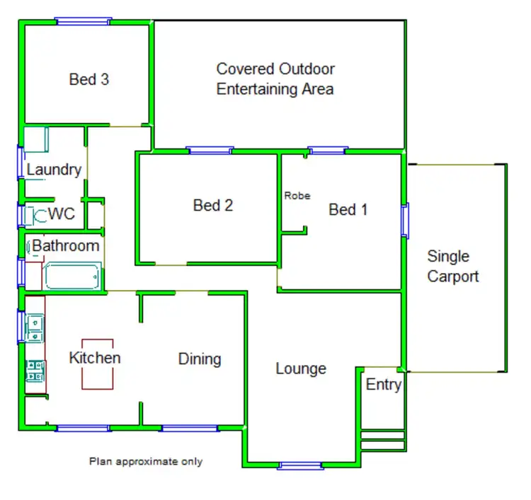 Floorplan of Homely house listing, 23 Newton Street, Shepparton VIC 3630
