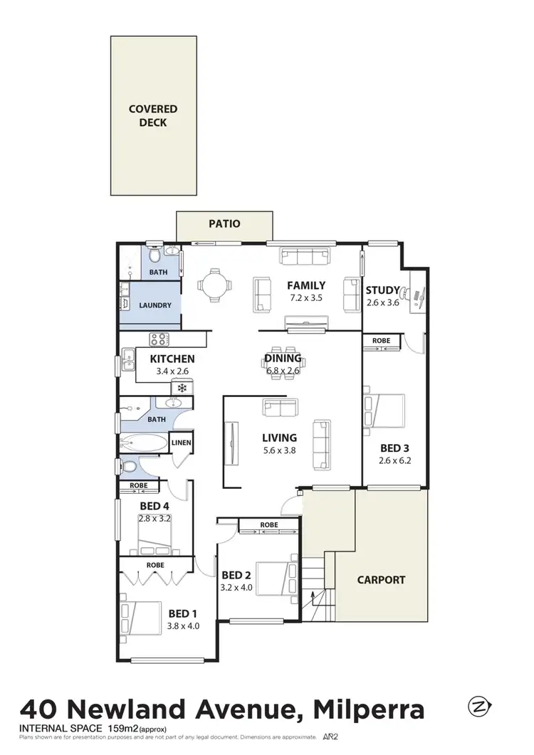 Floorplan of Homely house listing, 40 Newland Avenue, Milperra NSW 2214