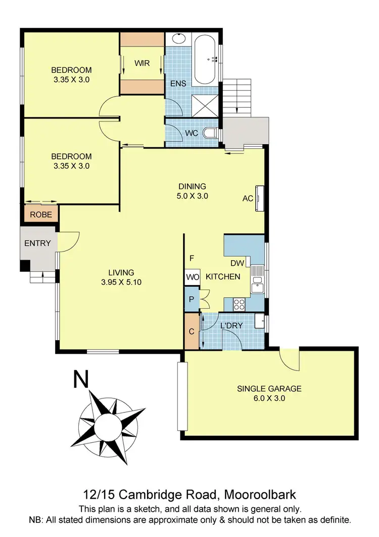Floorplan of Homely townhouse listing, 12/15 Cambridge Road, Mooroolbark VIC 3138