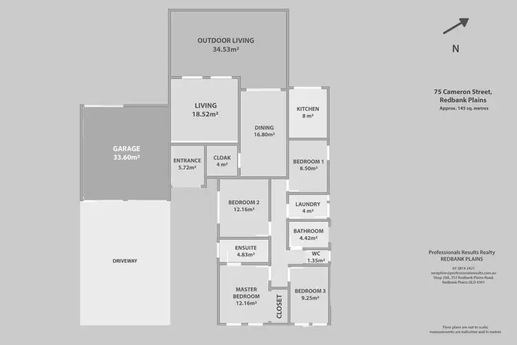 Floorplan of Homely house listing, 75 Cameron Street, Redbank Plains QLD 4301