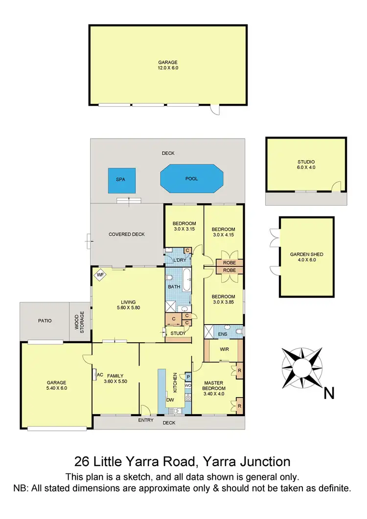 Floorplan of Homely house listing, 26 Little Yarra Road, Yarra Junction VIC 3797