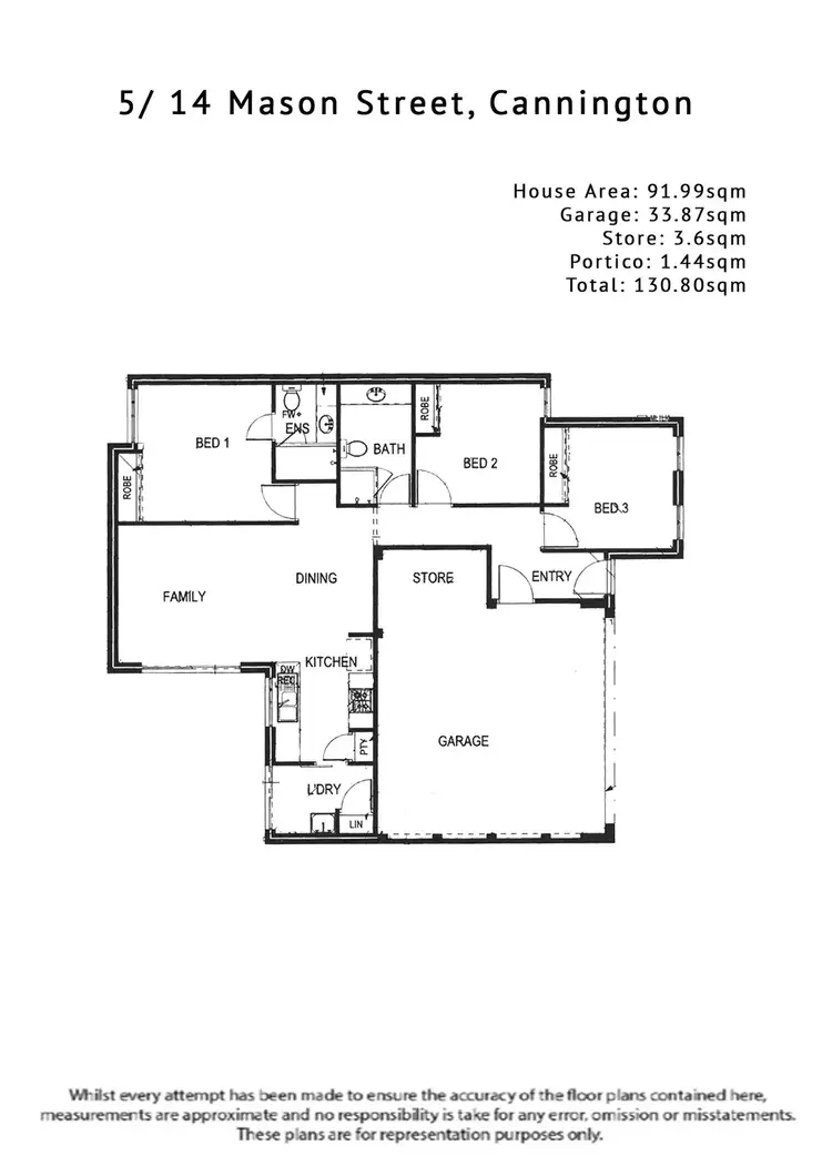 Floorplan of Homely house listing, 5/14 Mason Street, Cannington WA 6107