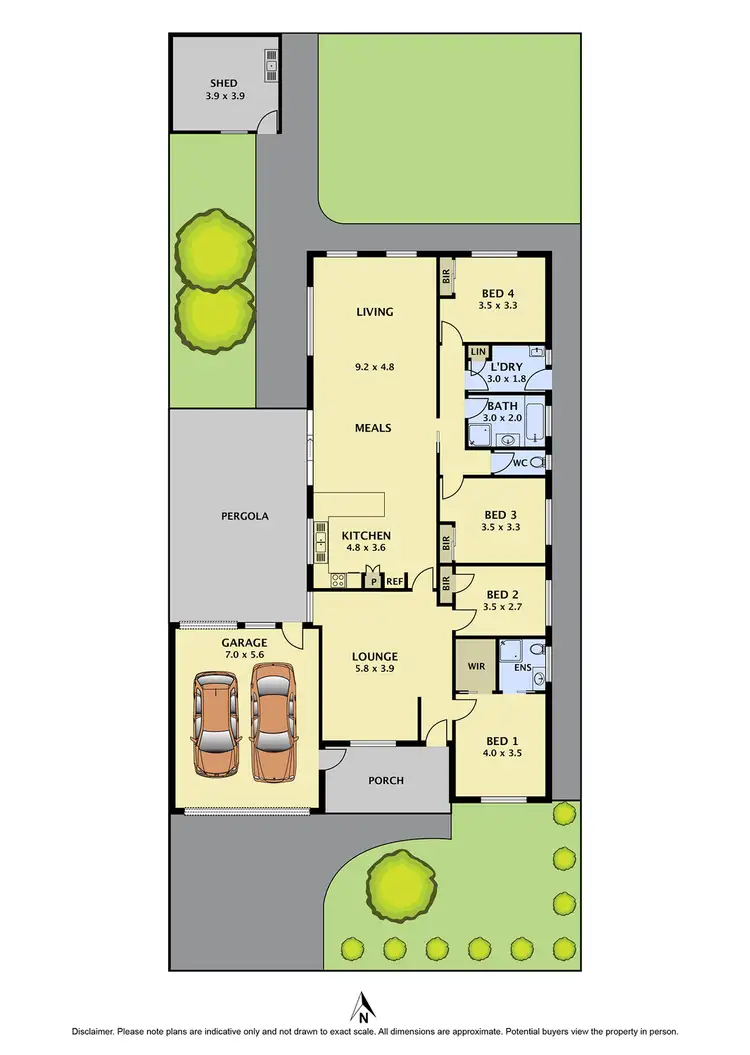 Floorplan of Homely house listing, 12 Dianne Avenue, Craigieburn VIC 3064