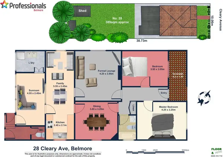 Floorplan of Homely house listing, 28 Cleary Avenue, Belmore NSW 2192
