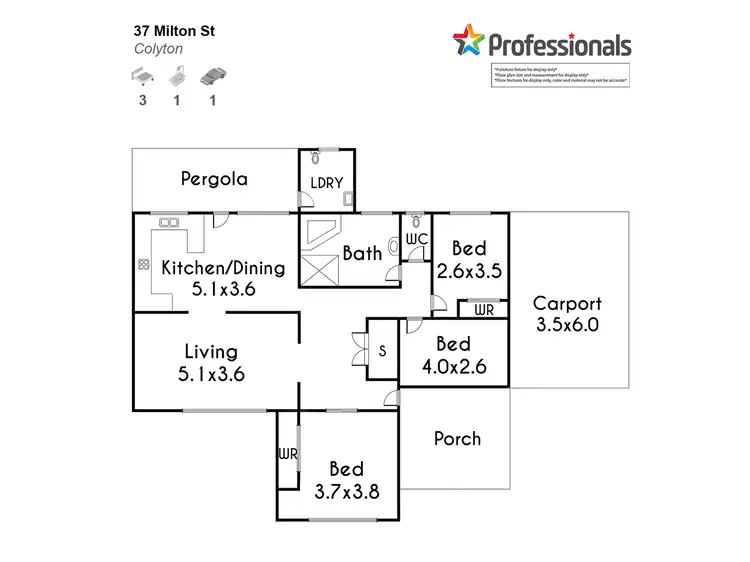 Floorplan of Homely house listing, 37 Milton Street, Colyton NSW 2760