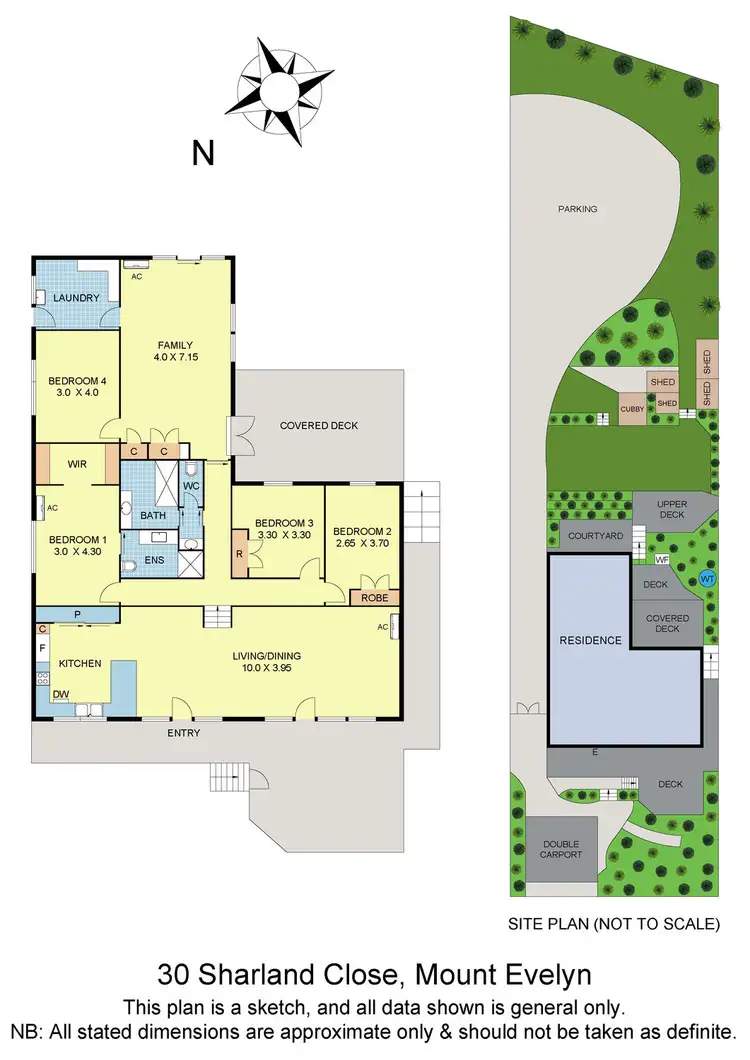 Floorplan of Homely house listing, 30 Sharland Close, Mount Evelyn VIC 3796