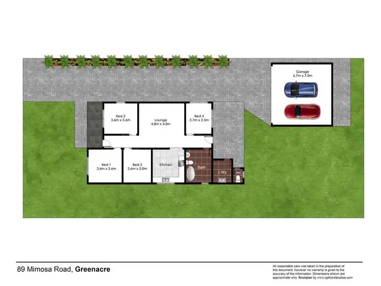 Floorplan of Homely house listing, 89 Mimosa Road, Greenacre NSW 2190